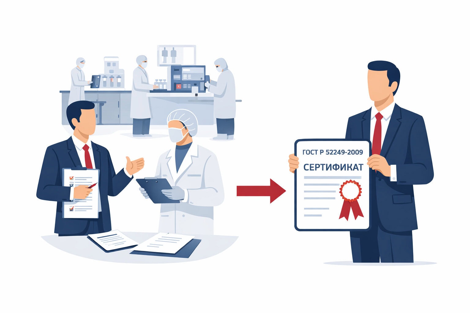 Процедура сертификации ГОСТ Р 52249-2009 в Грозном